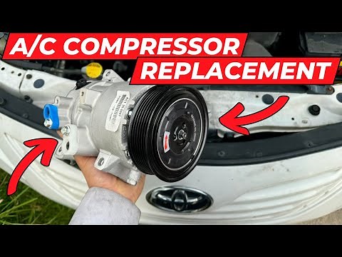 Toyota Camry A/C Compressor Replacement 2007-2011 (LE 2009 4-Cylinder)