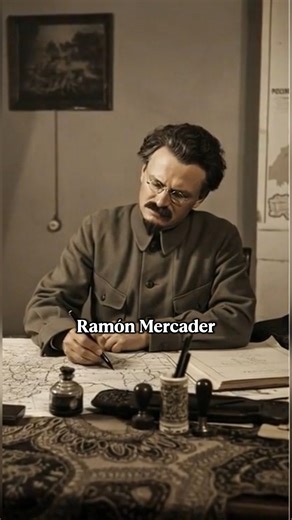 Crónicas Ilustradas on Instagram: "Ramón Mercader: el hombre que asesinó a León Trotsky por Stalin. 🕵️‍♂️ No fue un crimen pasional, sino una ejecución política planificada durante años. Desde Barcelona hasta México, Mercader se transformó en espía, adoptando identidades falsas y ganando la confianza de Trotsky. El 20 de agosto de 1940, entró en la casa del exiliado revolucionario y lo atacó con un piolet. Trotsky resistió 12 horas, pero la historia estaba escrita. Mercader fue condenado, cumpl