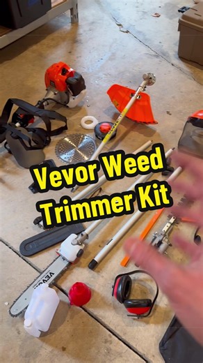 Vevor Weed Trimmer Kit: Hedge Trimmer & More!