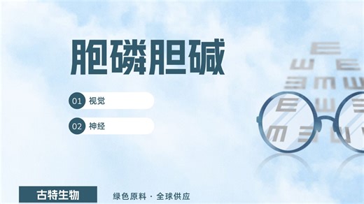 胞磷胆碱在视觉神经保护中的应用价值