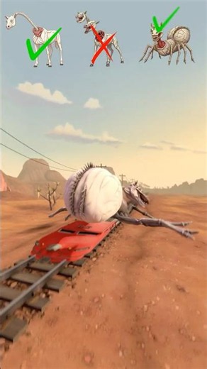 Long Horse vs Train CHALLENGE #gmod #sfm