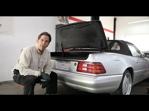 How to Get a Window Sticker Body Decal on Straight: Example Mercedes SL Convertible