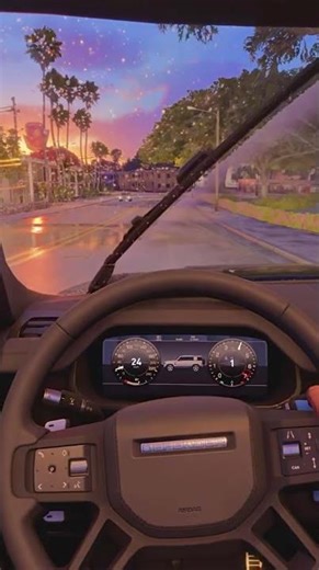 Beautiful Evening night Drive POV | Land Rover Defender #short