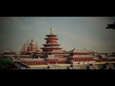 Chinese city Luoyang- Minecraft 1000 hours Building show！
