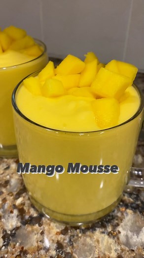 31 reactions | Mango Mousse, just 3 ingredients! Nice, light, airy and so tasty! It’s #mangoseason What’s your favorite way to have #mangoes ? Other than #mangochow Ingredients Whipping Cream Powdered Sugar Mango Puréed Enjoy if you love mango. | Simply Caribbean | Facebook