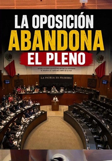 🚪 Mientras unos abandonan el debate, otros dan la cara. Hoy, en la Comisión Permanente, el PRIAN prefirió levantarse de sus curules en lugar de debatir y defender sus argumentos. Cuando no hay razones, queda el espectáculo. México necesita diálogo, responsabilidad y propuestas, no desplantes políticos. 🇲🇽 La democracia se fortalece debatiendo, no huyendo del debate. #ComisiónPermanente #México #Política #Morena #Congreso