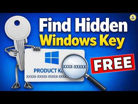 Find Your Hidden Windows Product Key in Windows 10/11 - 2026!