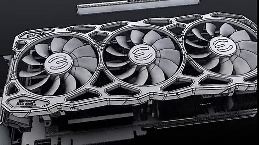 EVGA GeForce GTX 1080 Ti FTW3 Gaming, 11GB GDDR5X, iCX Technology - 9 Thermal Sensors & RGB LED G/P/M, 3X Async Fan Control, Optimized Airflow Design Graphics Card 11G-P4-6696-KR