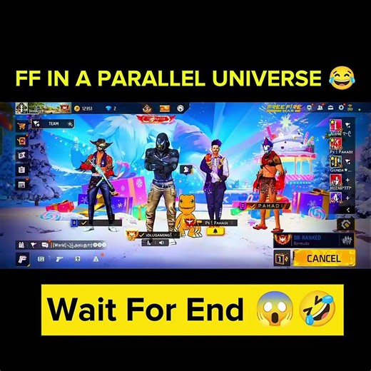 Parallel Universe 🤣🎯 Wait For End 😱🤣 #shorts #shortsfeed #freefirefunnyshorts