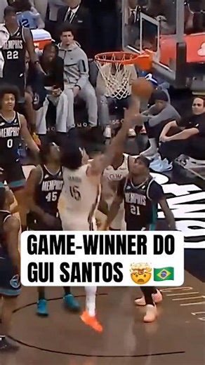 GAME-WINNER DE GUI SANTOS! 🇧🇷🇧🇷🇧🇷 #NBA #GuiSantos #shorts