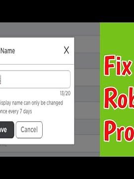 How to Fix Roblox Your Display name has already been changed in the past 7 days Problem