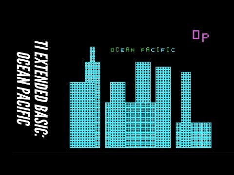 TI-99/4A: "Ocean Pacific" TI Extended BASIC Type-In Program by Danny Cox