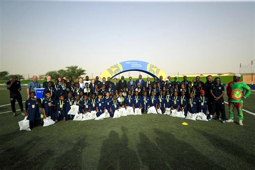 Momentous day for Mauritania with new FIFA Talent Academy opened and Cheikha Boïdiya Stadium upgrade in progress