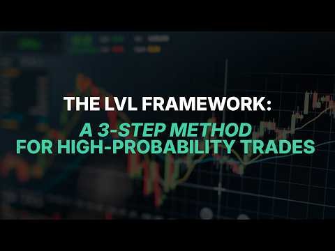 The LVL Framework: A 3-Step Method for High-Probability Trades