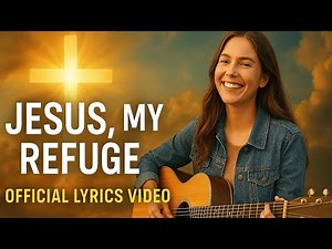 Jesus, 👑 My Refuge Official Lyrics Video Powerful Christian Worship Song 2025#lyrics #song #love