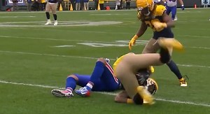 HaHa Clinton-Dix Absolutely Destroys Kelvin Benjamin While Intercepting Ball