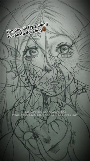 My Brain Got Frozen After Drawing | Ep. 1 - Not Colored Yet#art #acrylicscenery #drawing