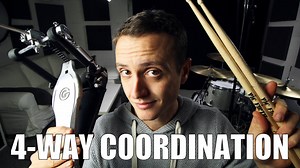 In this Drum Lesson I will show you some different ways to improve your 4-way coordination. We will combine three different foot patterns with three different kind of exercises - stickings, accents and meters. download the notation: https://www.dailydrumlesson.com/4-way-coordination/ Support on Patreon: www.patreon.com/dailydrumlesson Subscribe on Youtube: www.youtube.com/c/dailydrumlesson Follow me on Instagram: www.instagram.com/dailydrumlesson | Daily Drum Lesson