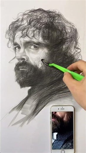 Hyper Realistic Drawing #tyrionlannister #drawing #hyperrealism #hyperrealasticsketch #pencildrawing