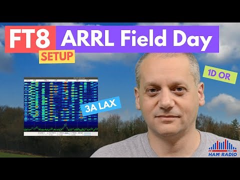FT8 Configuration for the ARRL Field Day