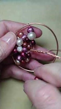 Making a Tree-of-Life Pendant (Number 126) with Assorted Pink Pearls