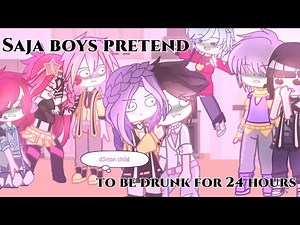 Saja boys pretend to be drunk for 24 hours || Kpop Demon Hunters || skit challenge || og idea