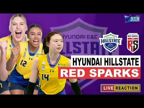 🔴LIVE VOLI KOREA HYUNDAI HILLSTATE VS RED SPARKS - ROUND 3