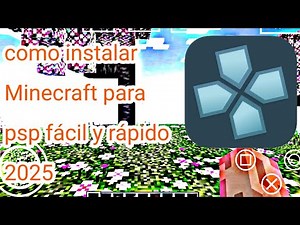 como instalar Minecraft para PPSSPP fácil y rápido 2025✅ #soydiamante_yt