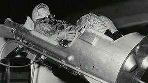 The first human to leave Earth