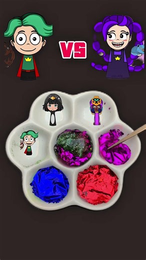 Color Mixing Battle- Sprunki OC (Gugu Gaga Penguin, Brawl stars,super Mario etc) #sprunkioc #colors