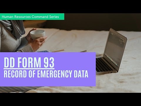 The importance of your DD Form 93 - Record of Emergency Data
