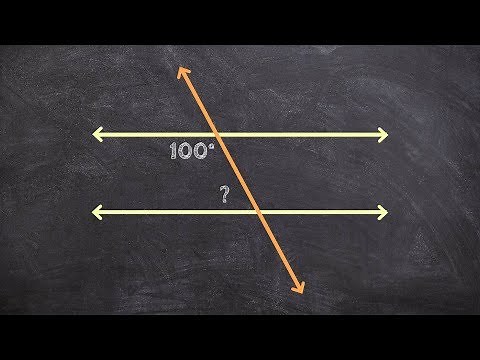 Finding the Value of an Angle Using Same Side Interior Angles