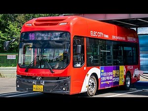 광양(18 광양교통) [원동~하동버스터미널]구간 2023년 8월식 현대[HYUNDAI] 일렉시티[ELEC CITY] TOWN 전기버스 EV⚡️뒷면 주행영상[2024.11.01]