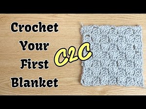 How to Crochet C2C (corner to corner) EASY BEGINNER CROCHET
