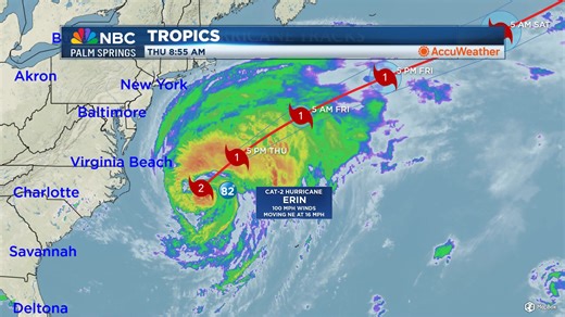 1.2K views | An NBC Palm Springs Tropical Update! Former major Cat-5...