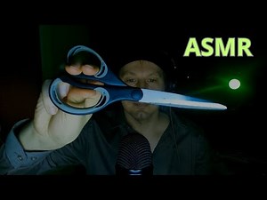 ASMR Scissors Sounds in the Dark ✂️ No Talking | Sleep Relief Pt.1