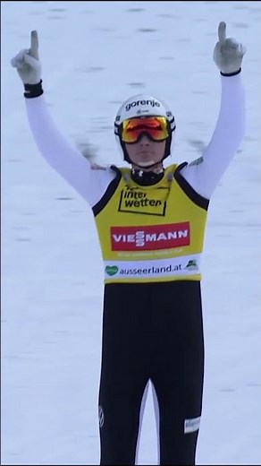 Domen leads the ski flying world cup🦅🔥 #worldcupkulm #fisskijumping