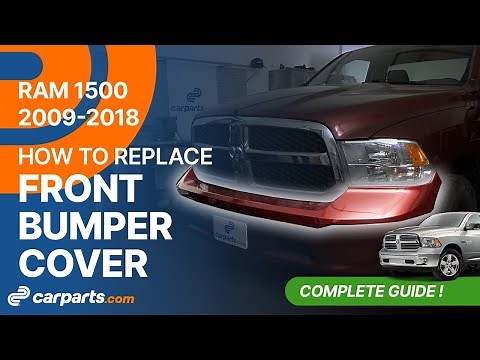 How to replace the Front Bumper Cover 2009-2018 Dodge RAM 1500 🚗