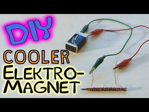 ELEKTROMAGNET in 5 Minuten SELBER GEBAUT !!! ganz einfach !