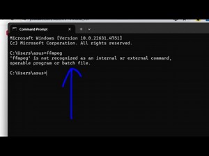 SOLVED FFMPEG is not recognized as an internal and external command in Terminal Error (Fixed)