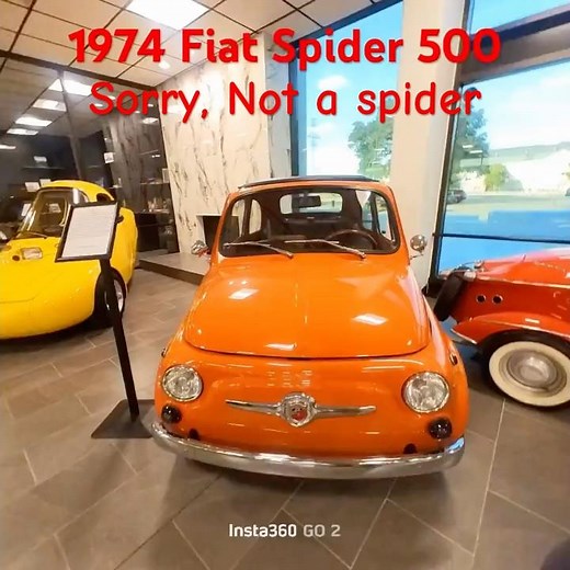 1974 Fiat 500 and 2000 Corbin Sparrow #ev