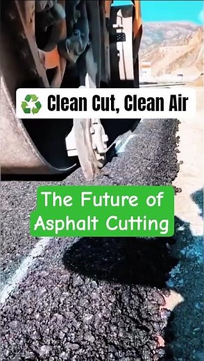 Eco Friendly Road Cutter? This Machine Is a Game Changer! ✳️