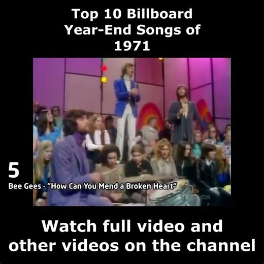Top 10 Billboard Year-End Songs of 1971