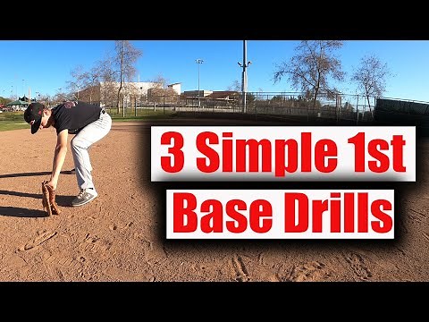 Simple 1st Base Drills. Become a Better 1st Baseman Quick!