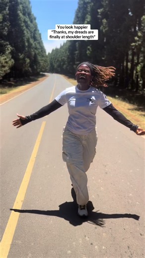 You Look Happier: My Dreads Are Finally at Shoulder Length!