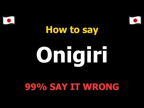 How to Say Onigiri (Japanese Food)
