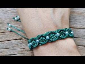 Tutorial Pulseira Macramê - Fácil Para Iniciantes- Passo a Passo - (Criativa Macrame 🌸✨)