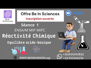 Séance 1 : Réactivité chimique - Chap 1 : Équilibre acido-basique