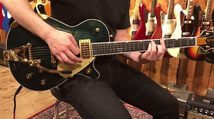 53K views · 1.3K reactions |  Here's what the sweet green Gretsch Guitars Penguin from our last post sounds like plugged into a vintage Fender Vibro Champ! #StPatricksDay  | Guitar Center | Facebook