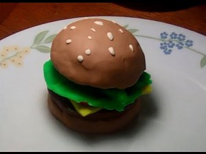 How to make a Play-Doh burger